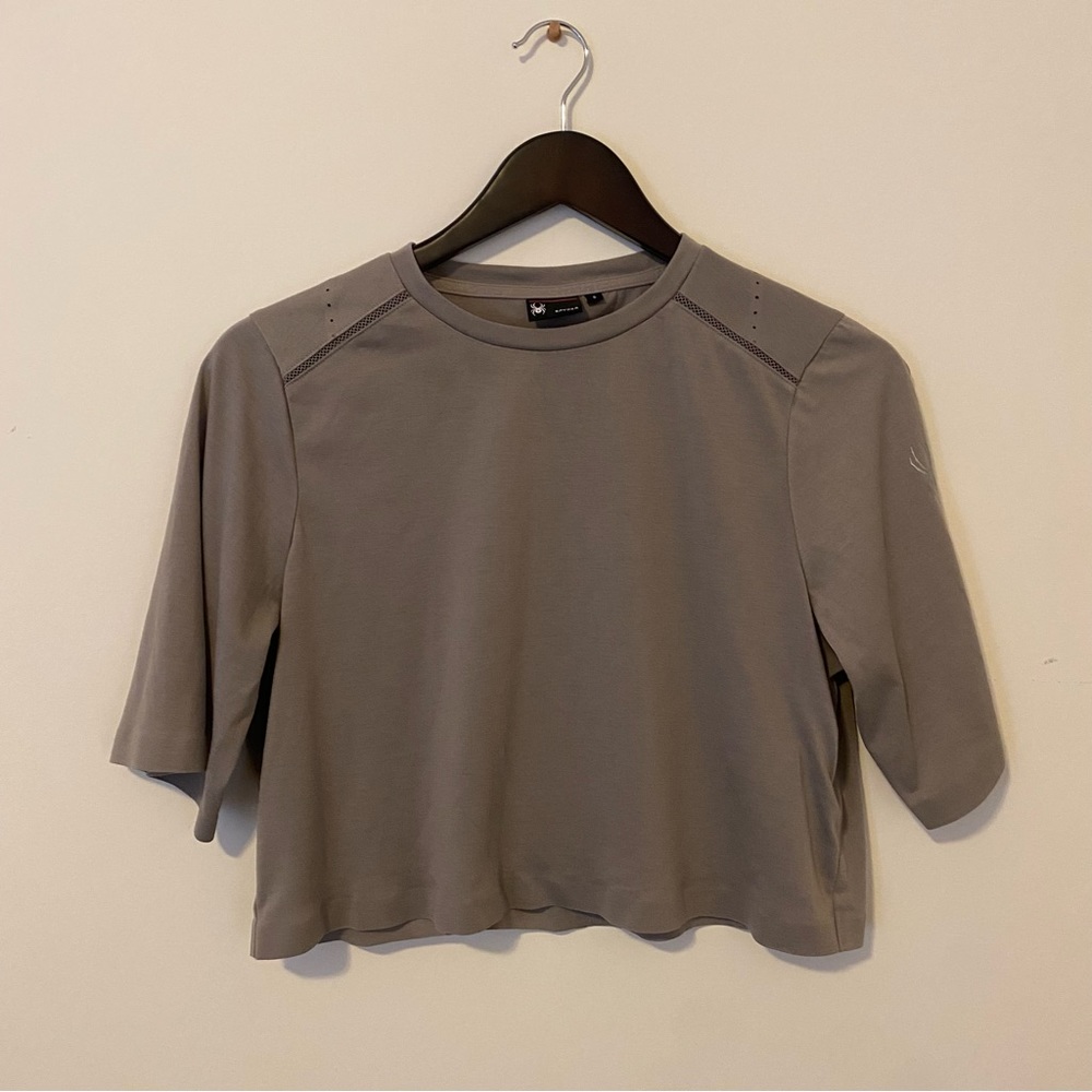 Spyder Grey Cropped Top XS